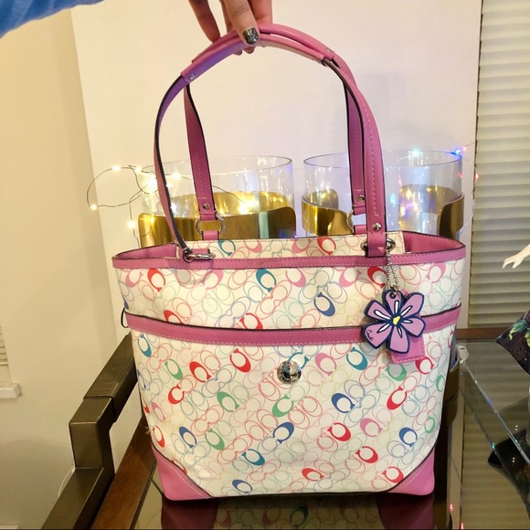 Coach Leather Tote - Picture 1 of 14